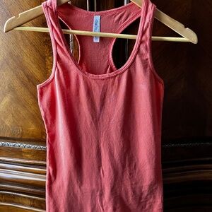 Sofra Women's Racerback Tank Top in Orange - Size S